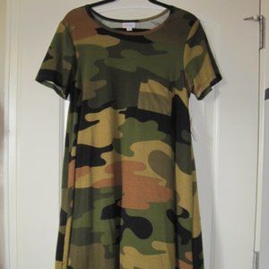 Lularoe Vintage Camo Carly Dress